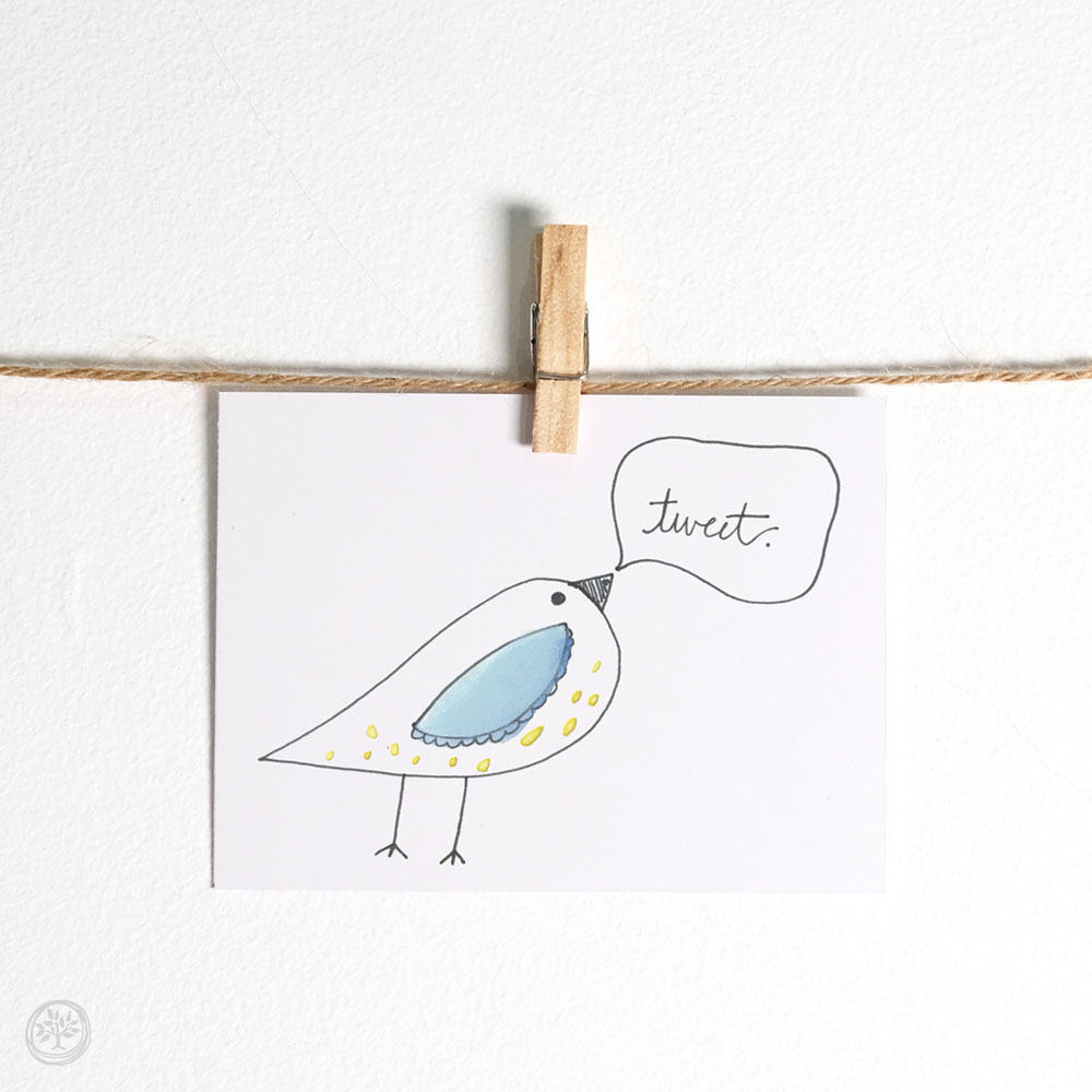 Tweet Note Cards